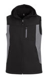 Afbeeldingen van Fhb softshell vest justus grijs/zwart