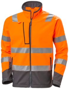 Afbeeldingen van Helly Hansen softshell Alna 2.0 fluor oranje/navy