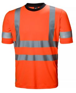 Afbeeldingen van Helly Hansen t-shirt Addvis fluor oranje