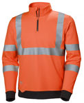 Afbeeldingen van Helly Hansen sweater Addvis half zip fluor oranje