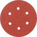 Afbeeldingen van Kelfort Klitschuurschijf 150mm k60 rood