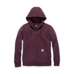 Afbeeldingen van Carhartt Relaxed fit midweight full-zip sweatshirt bordeaux rood