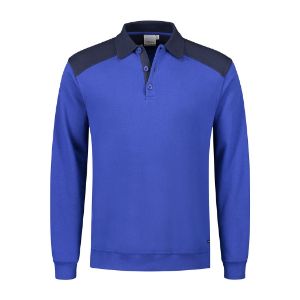 Afbeeldingen van Santino polosweater Tesla korenblauw/marine