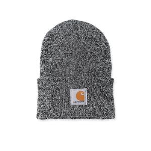 Afbeeldingen van Carhartt Knit cuffed beanie A18 muts zwart/wit