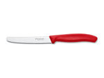 Afbeeldingen van Tomaten/tafelmes,Victorinox,SwissClassic,rvs/rood PP,golf 12cm