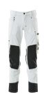 Afbeeldingen van MASCOT® Broek met kniezakken, stretch 17179 wit