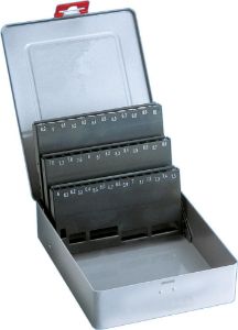 Afbeeldingen van FORUM Spiraalboren cassette 19-delig, metaal, leeg 1-10,0mm