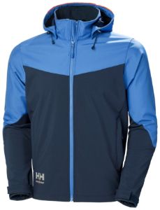 Afbeeldingen van Helly Hansen softshell Oxford navy/licht blauw