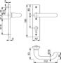 Afbeeldingen van HOPPE Deurkrukgarnituur Paris 138L/228RF-3 PC72 F