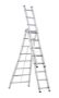 Afbeeldingen van Altrex Aluminium ladder - 3-delige reformladder Kibo KRU 3 x 8