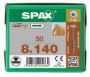 Afbeeldingen van SPAX Constructieschroef discuskop T-STAR plus staal T40 8 x 140