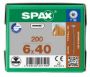 Afbeeldingen van SPAX Constructieschroef discuskop T-STAR plus staal T30 6 x40