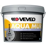 Afbeeldingen van Veveo muurverf Aqua Mur mat wit 5 liter