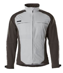 Afbeeldingen van MASCOT® Softshell jas 12002 Wit / antraciet 2XL