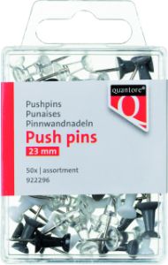 Afbeeldingen van Oic punaises, verpakking 100 stuks, assortiment, 92926, celluloid