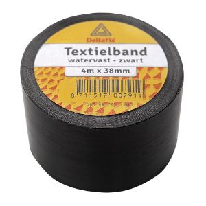 Afbeeldingen van Deltafix Textielband Watervast wit 38mmx4mtr