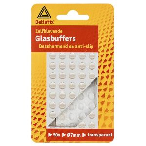 Afbeeldingen van Deltafix Glasbuffers zelfklevend 7x1.5mm (50)