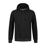 Afbeeldingen van Santino hooded sweater Rens zwart