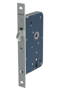 Afbeeldingen van ASSA ABLOY Schuifdeurslot, PC-uitsparing 2477, doornmaat 60 mm, zonder sluitplaat, rvs