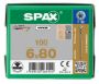 Afbeeldingen van SPAX Stelschroef platkop T-STAR plus staal T30 PK 6.0 x 80