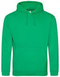 Afbeeldingen van Just Hoods college hoodie kelly green