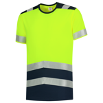 Afbeeldingen van Tricorp t-shirt 103006 fluor geel/navy