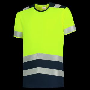 Afbeeldingen van Tricorp t-shirt 103006 fluor geel/navy