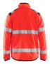 Afbeeldingen van Blåkläder Softshell jack High Vis 4877 rood/zwart 4XL