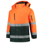 Afbeeldingen van TRICORP SAFETY Parka ISO20471 Bicolor 403004 fluor oranje/groen