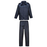 Afbeeldingen van Portwest Regenpak jack + broek navy