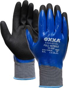 Afbeeldingen van OXXA Essential Handschoen Full-Nitrile 14-650 blauw xl/10