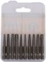 Afbeeldingen van Ironside Bitset 1/4"x50mm Torx-Hex 10 delig