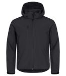 Afbeeldingen van Clique softshell classic hoody zwart