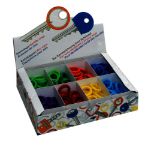 Afbeeldingen van DX Sleutelkenring 25mm assortiment 8 kleuren