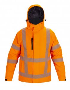 Afbeeldingen van Hydrowear winterparka Bristow RWS fluor oranje