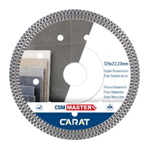 Afbeeldingen van Carat Diamantzaag voor tegels en natuursteen CSM Master 125mm