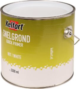 Afbeeldingen van Kelfort Grondverf snelgrond wit 2500ml