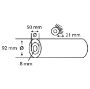 Afbeeldingen van Copenhagen Pro muurverfroller vestan 4* - 21 mm poolhoogte - 18 cm - wit