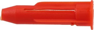 Afbeeldingen van Kelfort Lichte rosett plug zonder schroef rood 6x30 mm (100)