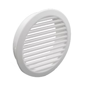 Afbeeldingen van WEHA Schoepenrooster 52mm rond pvc wit