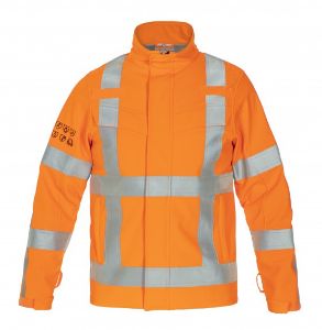 Afbeeldingen van Hydrowear softshell Menorca fluor oranje