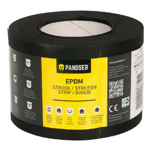 Afbeeldingen van Pandser EPDM Folie 100 x 0,5mm (20m) zwart