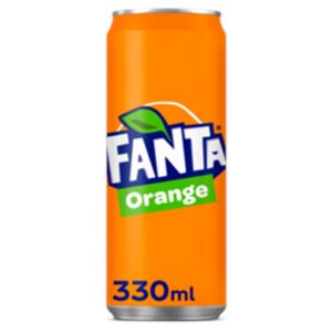 Afbeeldingen van Fanta orange sleek can 33cl (24)