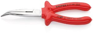 Afbeeldingen van KNIPEX Platspitse tang met zijsnijder, (telefoontang) VDE gebogen 200