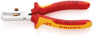 Afbeeldingen van KNIPEX Afstriptang, met openingsveer, universeel VDE 160