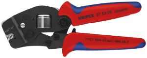 Afbeeldingen van KNIPEX Zelfinstellende krimptang voor adereindhulzen, met voorinvoering 190mm