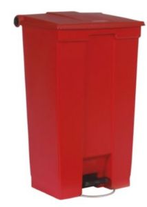 Afbeeldingen van STEP-ON CLASSIC CONTAINER 87 LTR, RUBBERMAID rood