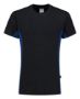 Afbeeldingen van Tricorp t-shirt bicolor marine/k.blauw