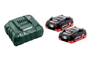 Afbeeldingen van Metabo Basis-set 2 x LiHD 4.0 Ah 18V