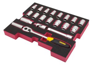 Afbeeldingen van STANLEY FATMAX® TSTAK Insert Doppenset 1/2’’- 20-delig FMHT0-74297